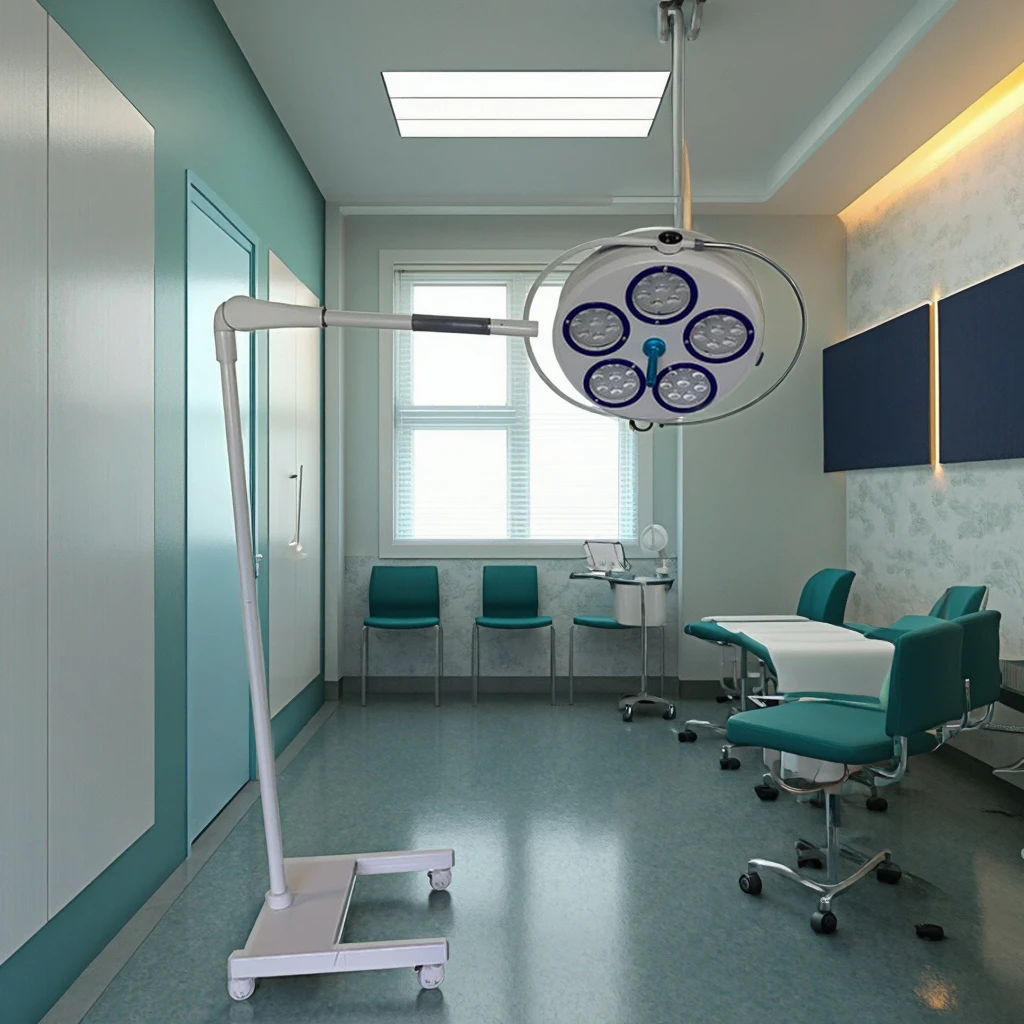 

Electric Portable Veterinary Mobile Operating Theatre Lights Hospital Equipment LED Surgical Lamp