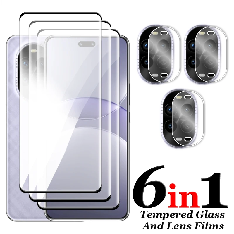 For Huawei Nova 13 Pro Glass For Huawei Nova 13 Pro Tempered Glass Full Cover 3D Curved Screen Protector For Nova 13 Pro Film