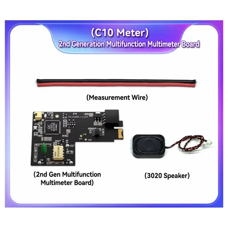 ABLJ For I2C C10 2Nd Generation Waveform Ammeter Manual Addition Module Expandable Multimeter Companion Expansion Board
