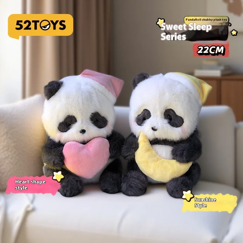 

52TOYS Panda Roll Baby Sweet Sleeping Series Plush Toy Pillow Cushion Pendant Stuffed Animal Gift for Holiday and Home Decor