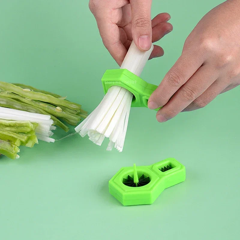 Green Onion Easy Slicer Shredder Hexagon Grater Cut Green Onion Wire Drawing Kitchen Superfine Vegetable Shredder Kitchen Gadget