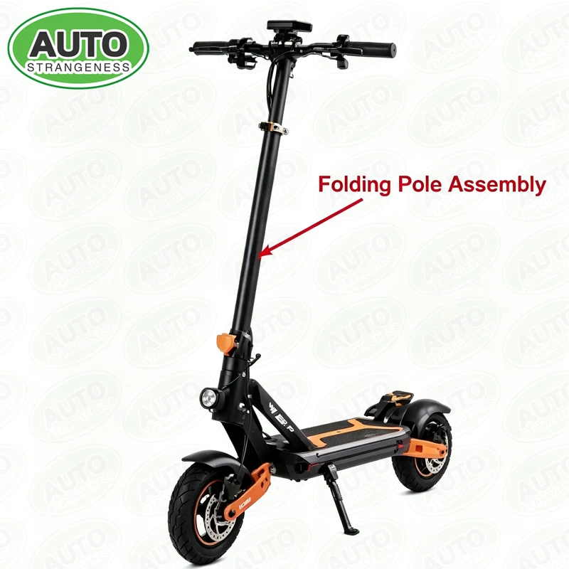 Front Folding Pole Kit Eplacement Spare Suit For Kukirin G2 Max Electric Scooter Main Tube Riser Assembly Original Parts