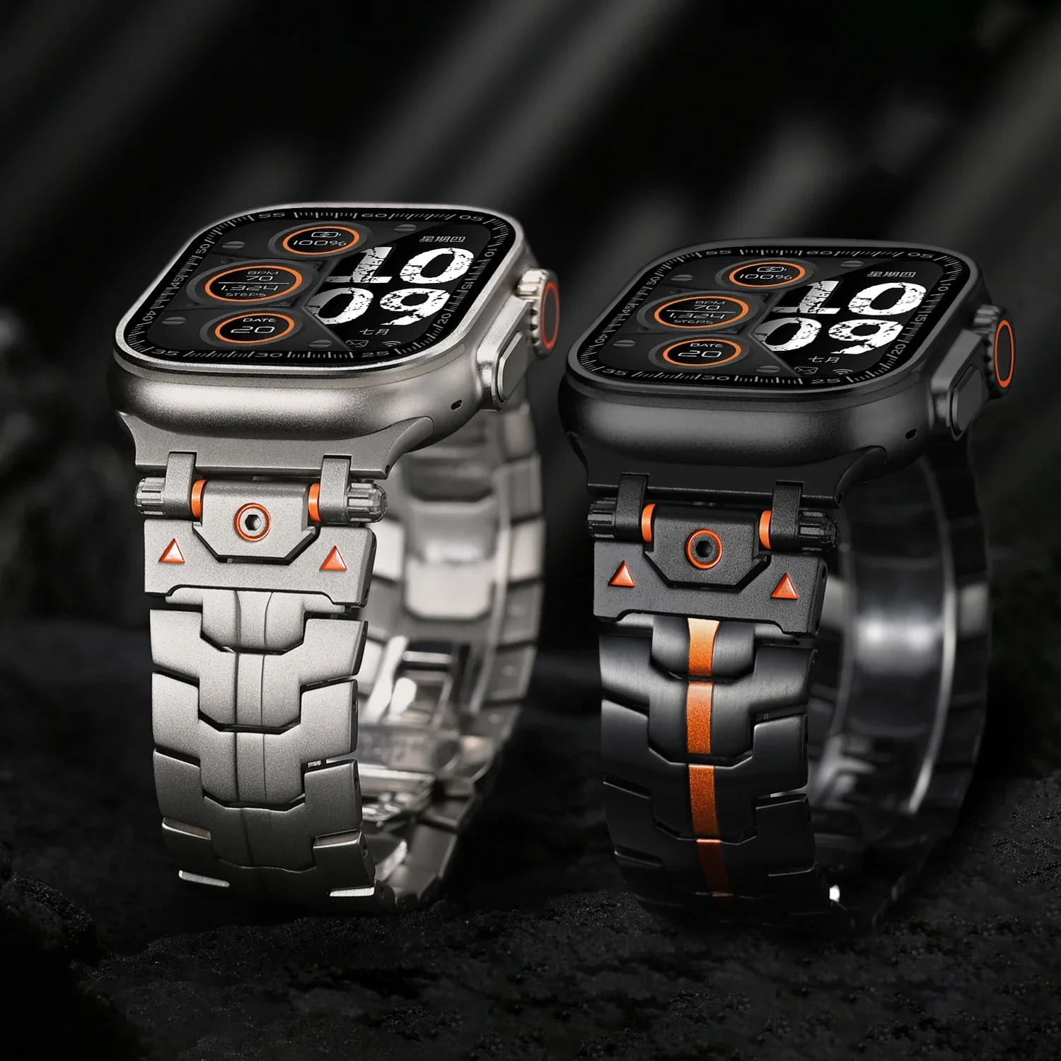 

Металлический модификационный комплект ремешка для Apple Watch Band Ultra 3 2 49 мм 11 10 46 мм 42 мм браслет iWatch 9 8 7 6 5 45 мм 44/41/40 мм ремешок