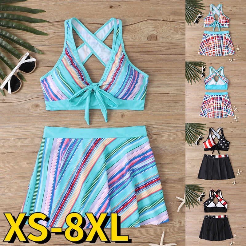 

2023 Women Retro Bathing Suit Swimsuit Female New Design Printing Bikini Swimwear Summer Two Piece Set High Waist New Bath Suit