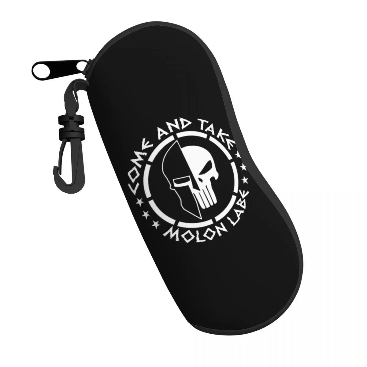 Sparta Molon Labe Spartan Skull Shell Eyeglasses Protector Cases Cool Sunglass Case Glasses Pouch