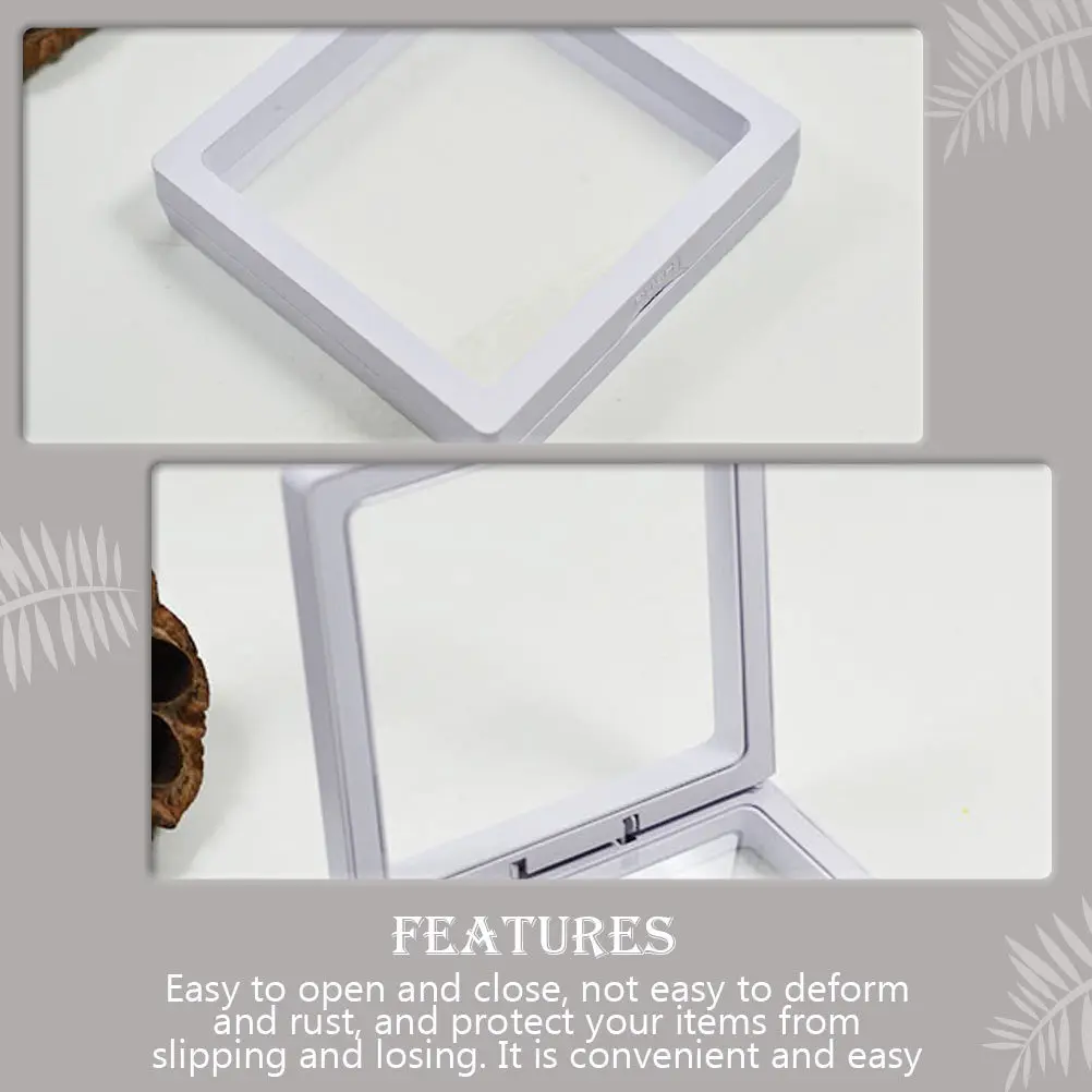 

2Pcs Portable Nail Box Organizer Case Manicure Nails Storage Organizers for Guzheng Pipa Fake Nails Jewelry Rings Earrings