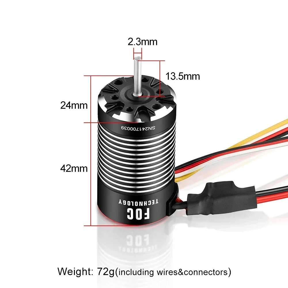 HOBBYWING QUICRUN Fusion Mini16 30A 3000KV Brushless Sensored Waterproof Motor ESC 2-IN-1 Machine for 1/16 1/18 RC Car Crawler