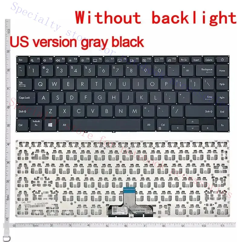 English Greek laptop backlit Keyboard for ASUS Zenbook UX435 UX435E UX435EA US Notebook replacement keyboards 210FUS00