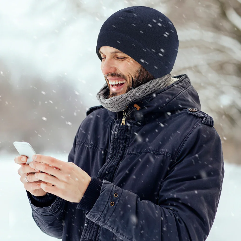 Ciepłe wiatroszczelne polarowa czapka typu Beanie z lat czapka typu Beanie XX wieku czapka typu Beanie moda zimowa ciepła czapka termiczne kapelusz