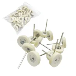 50pcs Dental Wool Polishing Wheel Buffing Pad Brushes for Low Speed Rotary Dental Polisher Brush Dental Lab Polisher