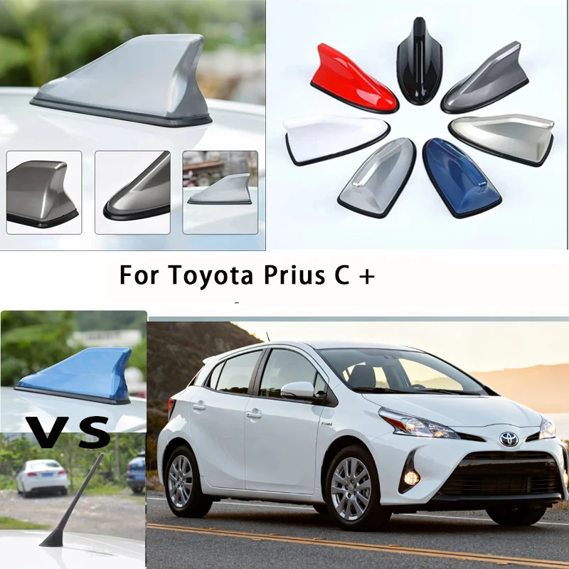 

For Toyota Prius C + Car Roof Top Mount Shark Fin Aerial Antenna Toppers Auto Radio AM FM Antenna Signal Amplifier Aerial