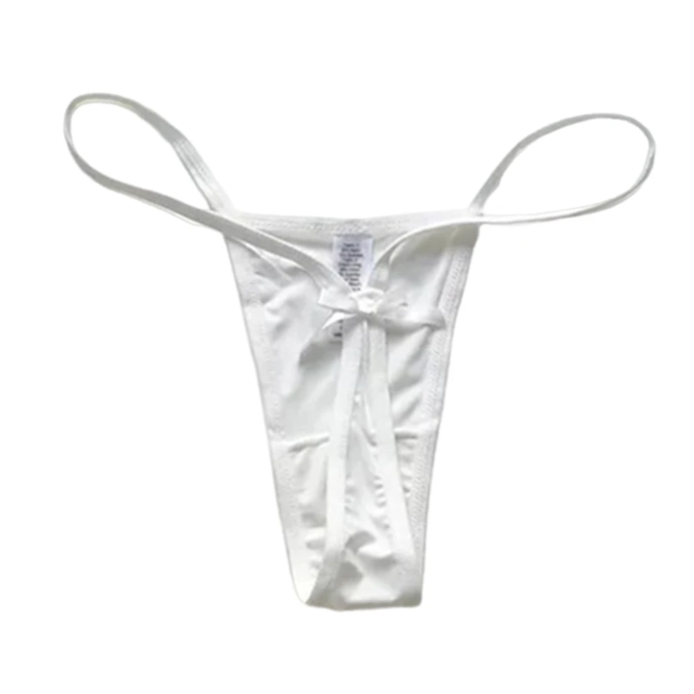 

Стринги в бразильском стиле, женские стринги, белые сексуальные стринги, однотонный узор для дома, средней эластичности