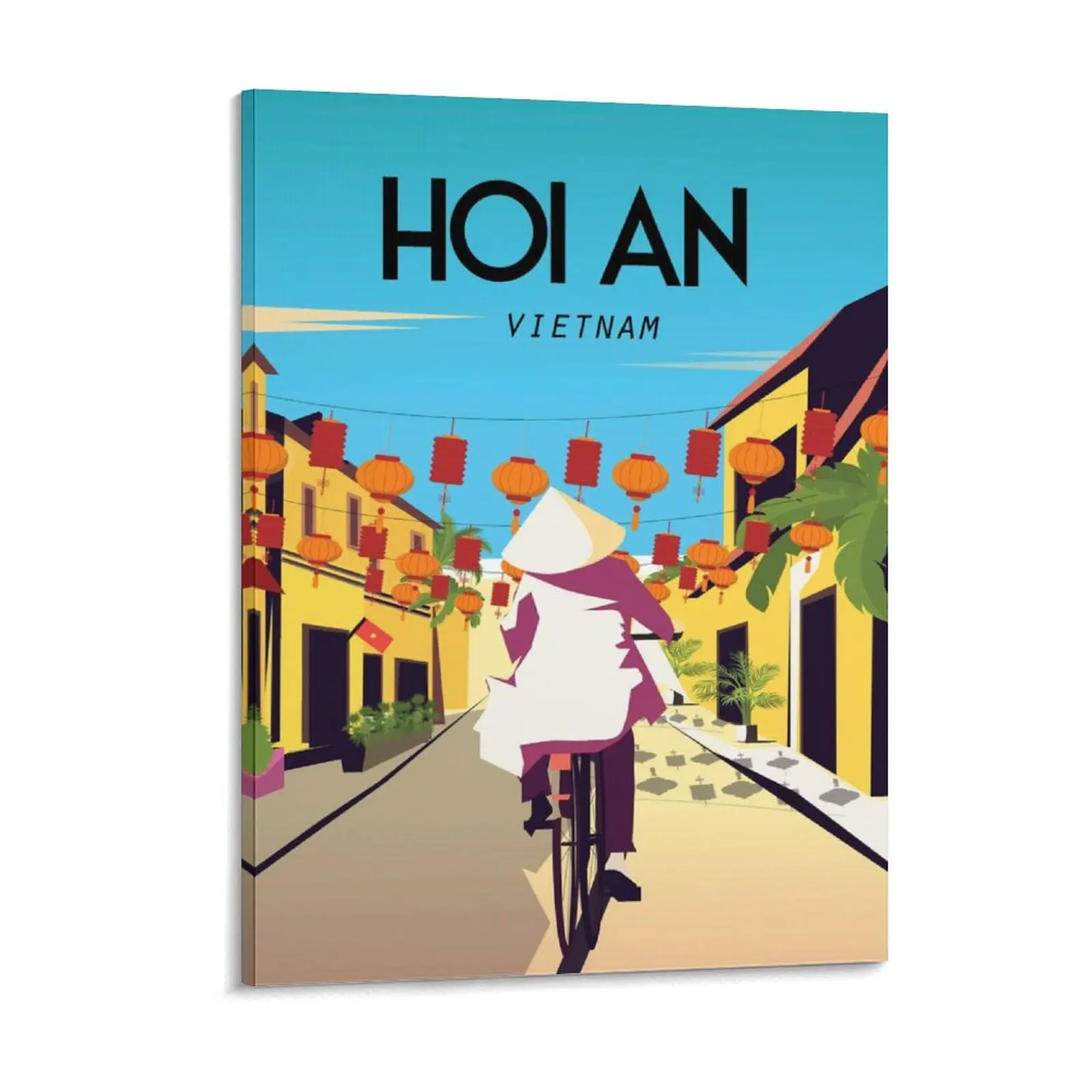 

Hoi An Vietnam Poster Canvas Painting Club Bar Printing Pub Designer Wall Mural Framed Wall Paintings