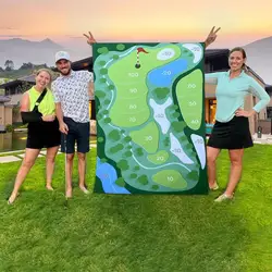 Golf Chipping Game Mat Toy Set Indoor Outdoor Golf Training Tool For Kid Adults Home Offices And Backyard Games Dropship