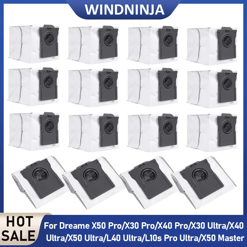 Für Dreame X50 Pro/X30 Pro/X40 Pro/X30 Ultra/X40 Ultra/X50 Ultra/L40 Ultra/L10s Pro Ultra/X40 Master/rX50 Master Staubbeutel Ersatzteile