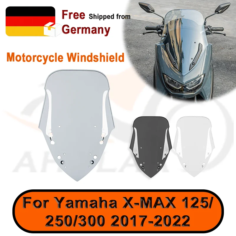Déflecteur de vent pour pare-brise Yamaha X-MAX XMAX 125 250 300, accessoires de moto 2017-2022 2021 2020 2019 2018