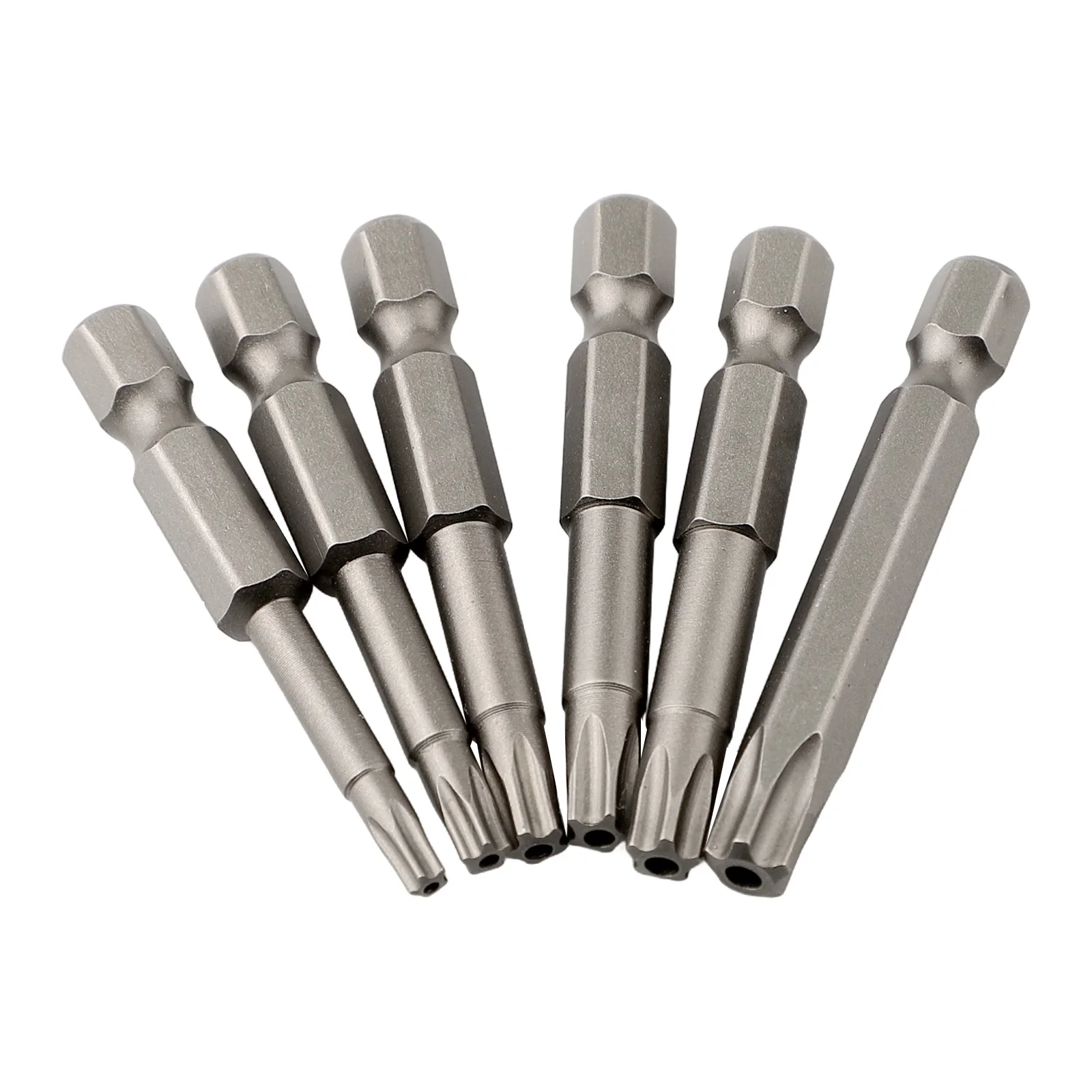 1/4 Inch Screwdriver Bits Hex Shank Screwdriver Bits Easy To Install Grey Color High Hardness Magnetic Feature