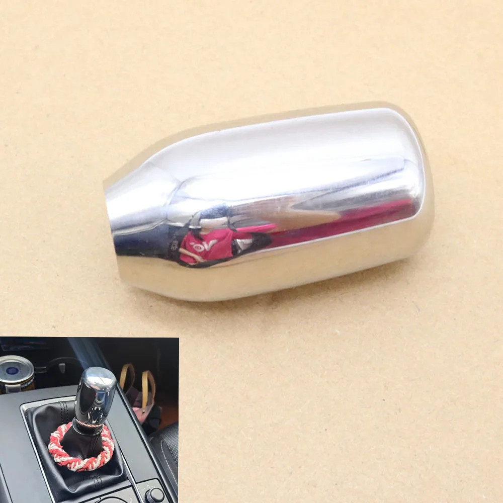 

Car Stainless Steel Gear Shift Knob Manual Transmission Lever Head Handball For Mazda 6 3 Axela CX-30 CX-5 CX30 CX5 MX5 MX-5