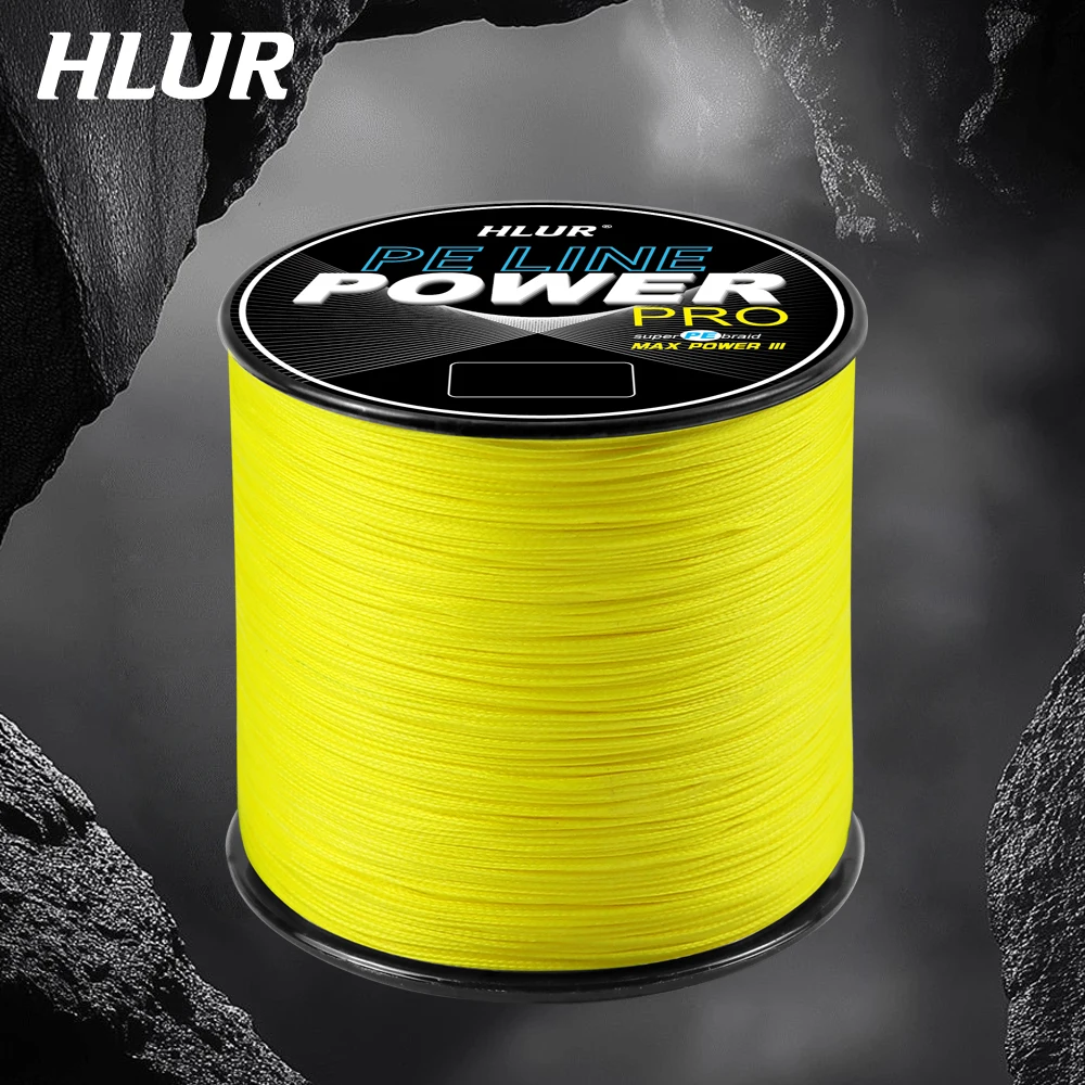 

HLUR Extreme Braid 100% Pe Braided Fishing Line 300/500/1000M 15-100LB Test Fishing Wire Fishing String Superline Zero Stretch