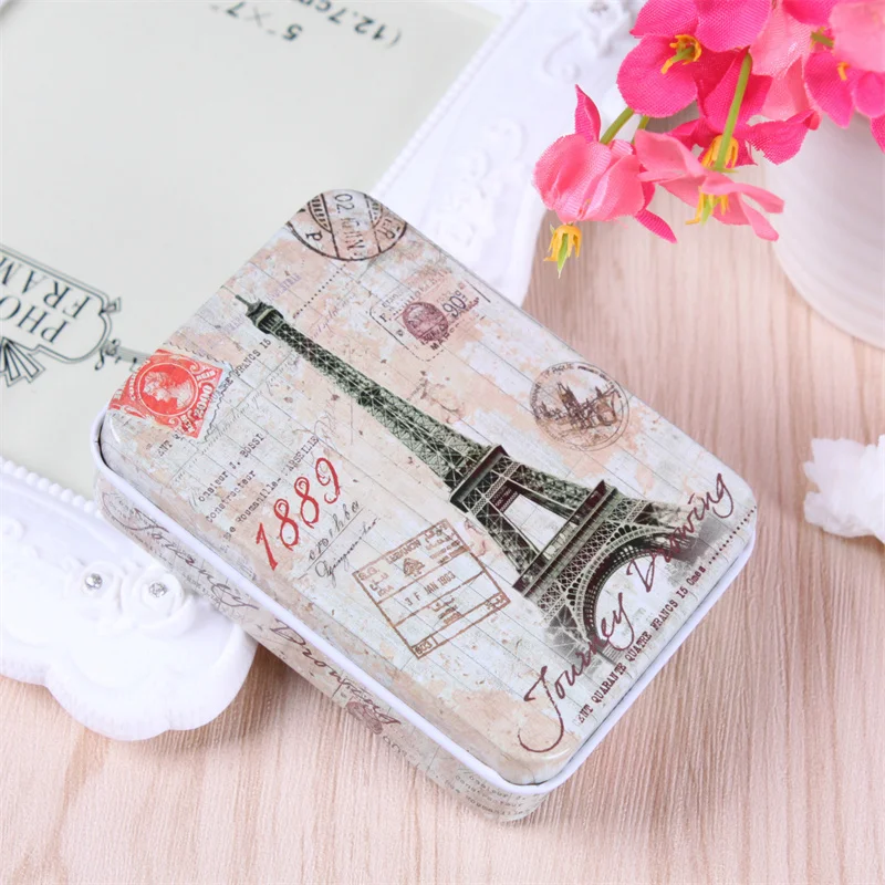 Portable Gift Box Compact Storage Box Cartoon Colorful Candy Packaging for Office Supplies Kids Gifts School Supplies