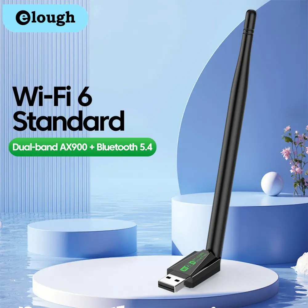 

WIFI 6 USB-адаптер 2,4 ГГц/5 ГГц двухдиапазонная беспроводная сетевая карта 802.11AX антенна приемник сигнала драйвер бесплатный AX900 Bluetooth WiFi