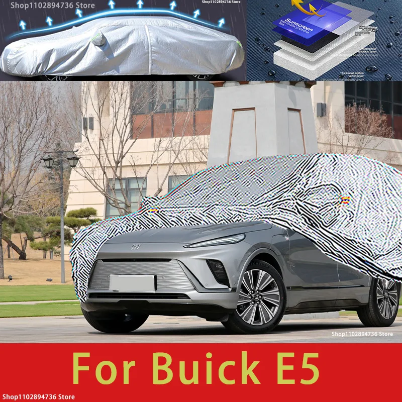 

For Buick E5 Outdoor Protection Full Car Covers Snow Cover Sunshade Waterproof Dustproof Exterior Car accessories