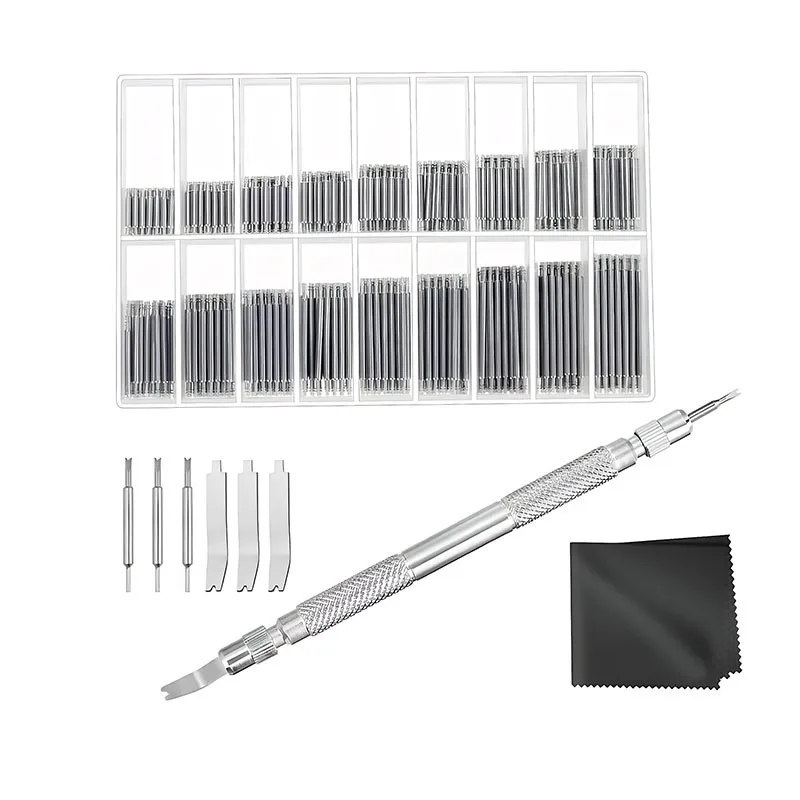Universal 368Pcs Watch Repair Tool Kit, Precision Disassembly, Strap Replacement, Case Opening & Battery Change Complete Tools