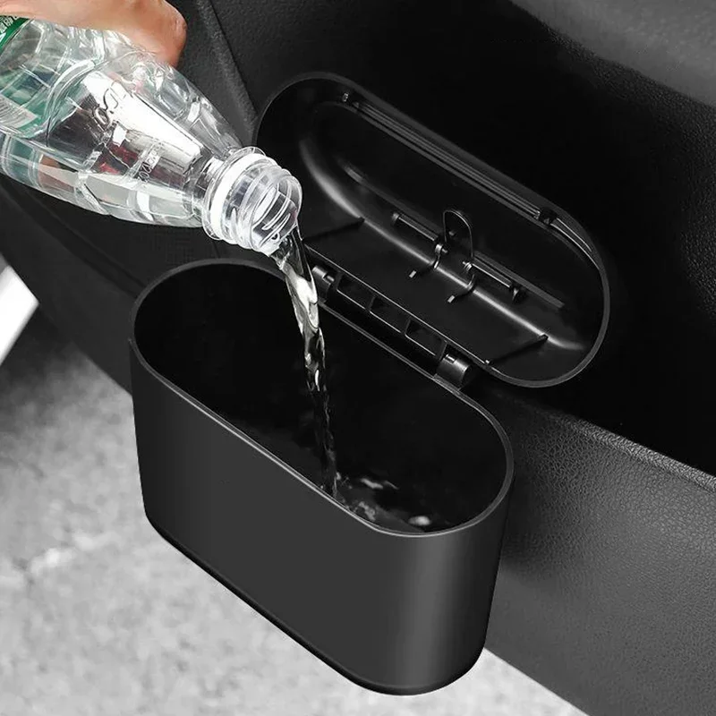 Car Trash Can Garbage Bin Auto Interior Accessories For Skoda Octavia Superb Rapid Kodiaq Karoq Fabia Kamiq Enyaq Vision RS Yeti view 5