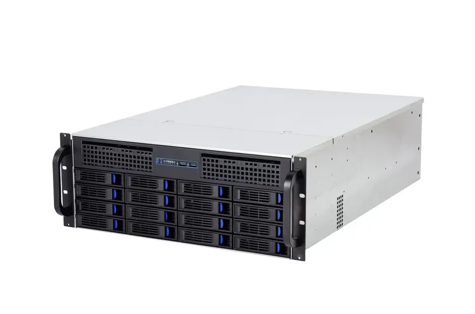 server 4U 16bays Manufacturers Server Rackmount Server Chassis Sgcc Steel 1.2mm  backplane with optional interface