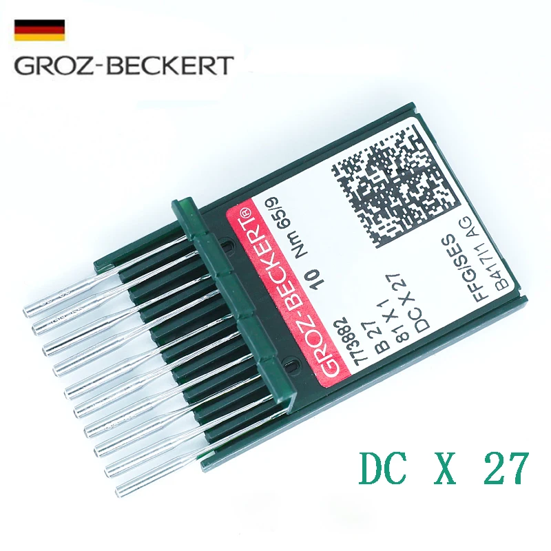 100PCS/10 Boxes Groz-Beckert DCX27 B27 81X1 Industrial Overlock Sewing Machine Needles for JUKI BROTHER PEGASUS SIRUBA YAMATO