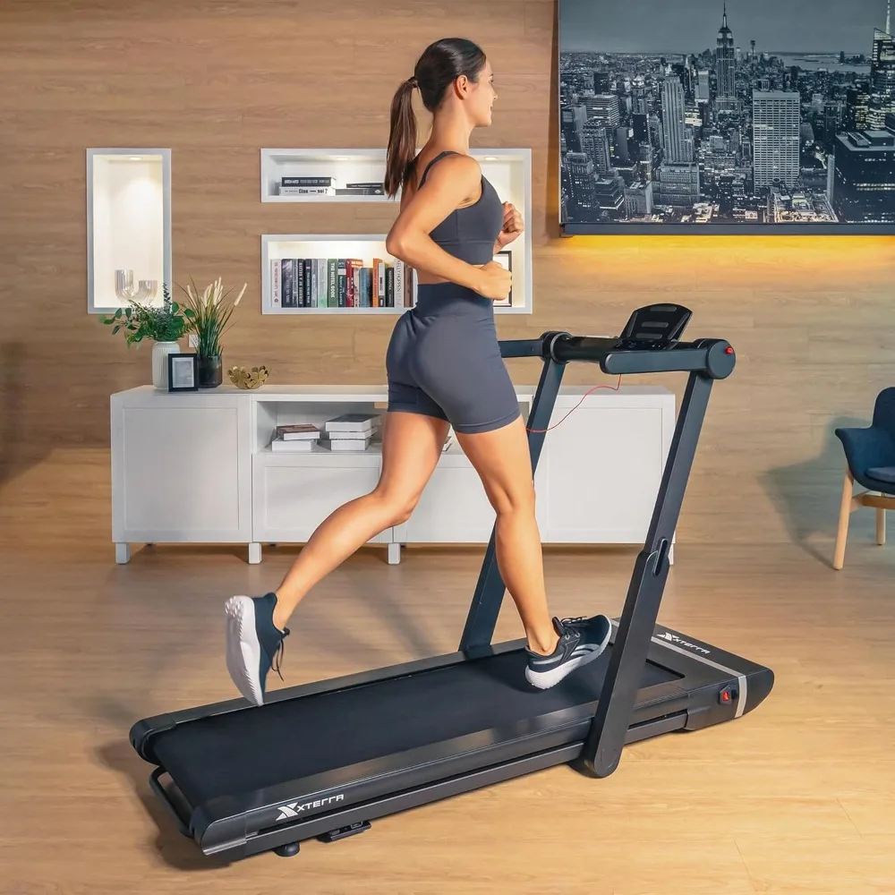 Fitness Premium Folding Smart Treadmill, Compact Design, 250+ LB Weight Capacity, Powerful Motor Freight free