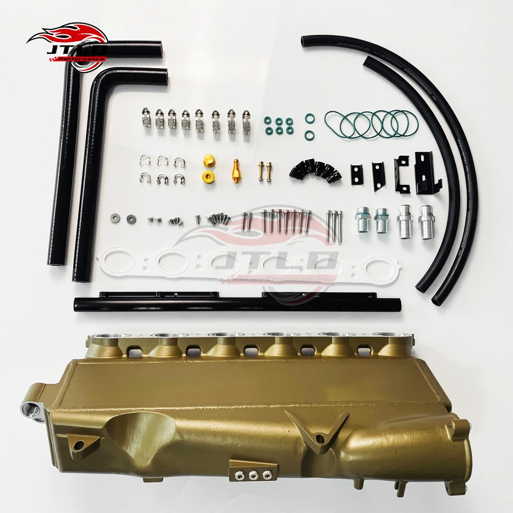100mm Semi-CNC B58TU Gen 2 Intake Manifold Intercooler Fuel Rail Port Injection for Toyota GR Supra A90 A91 BMW G20 M340i