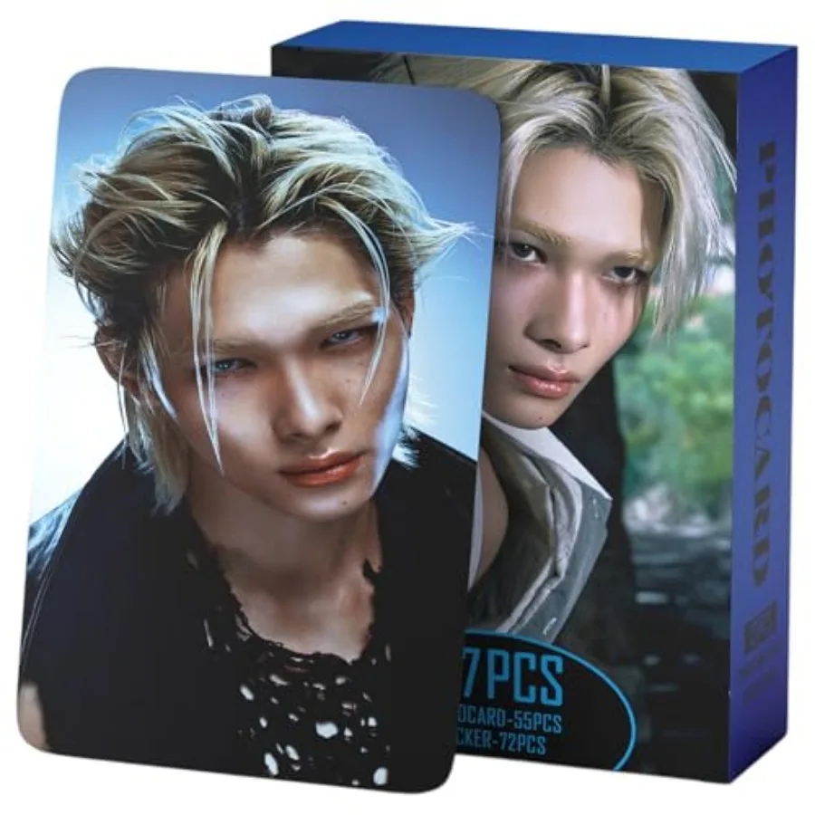 

127 PCS Album THE SIN:Vanish Photocards 55 PCS Lomo Cards Set 72 PCS Stickers Postcard Gift Merchandise for Boys and Girls