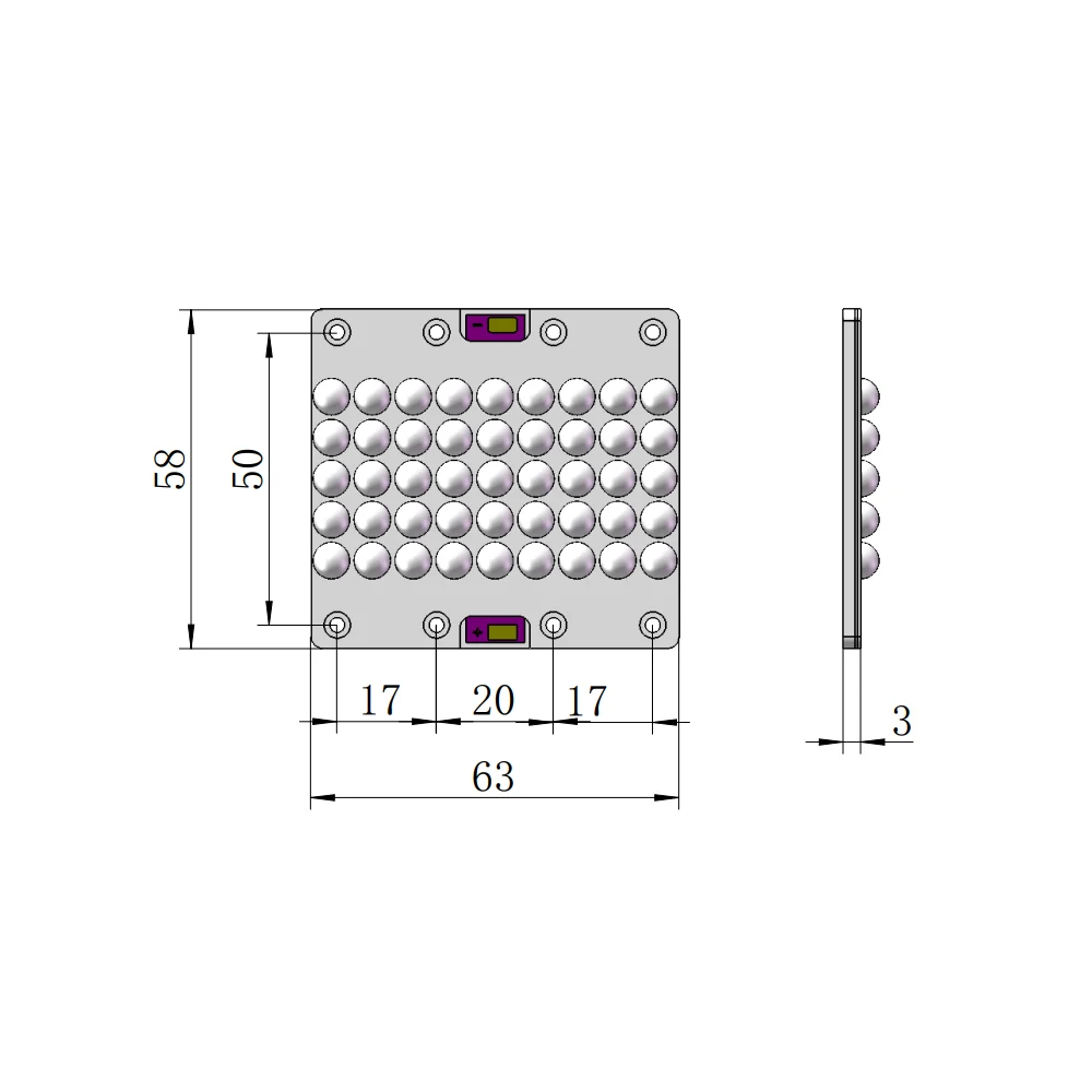 UV LED Light Source 365/395/405nm 600W Uv LED Module For Uv Curing Offset Machine