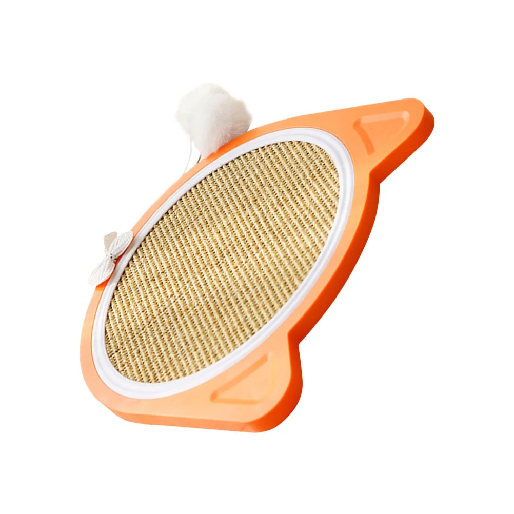 

Cat Scratching Post Toy Plaything Kitten Board Suction Cup Indoor Scratcher Sisal Claw Grinding