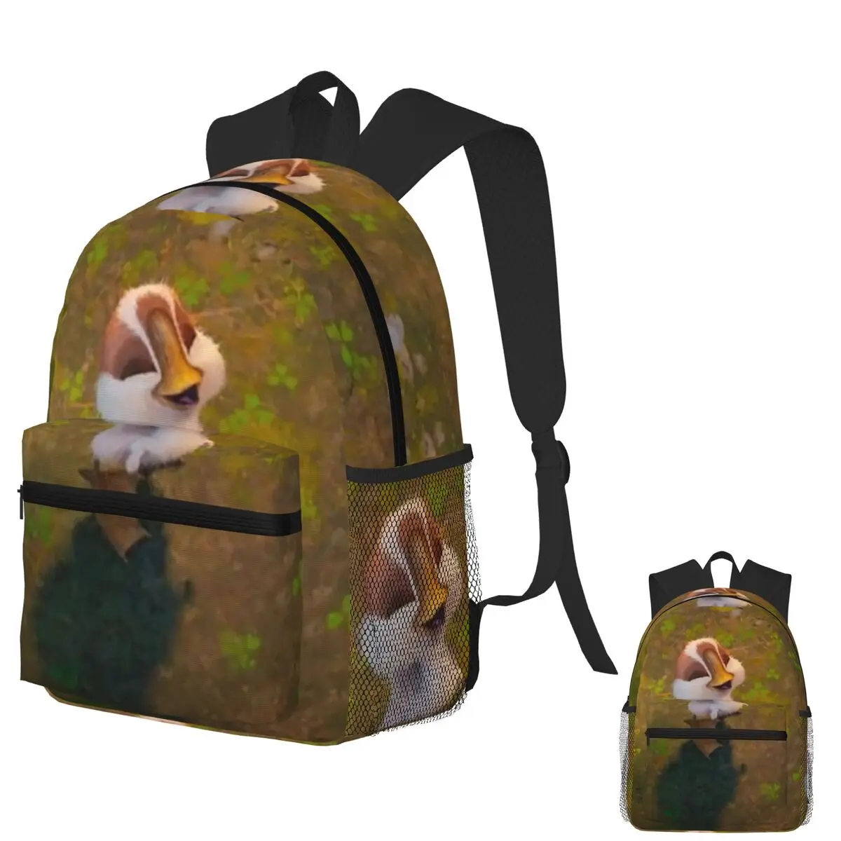 

Студенческий рюкзак Movie The Wild Robot Brightbill, школьная сумка, походный дорожный рюкзак для мужчин и женщин, модная сумка для книг, сумки на плечо