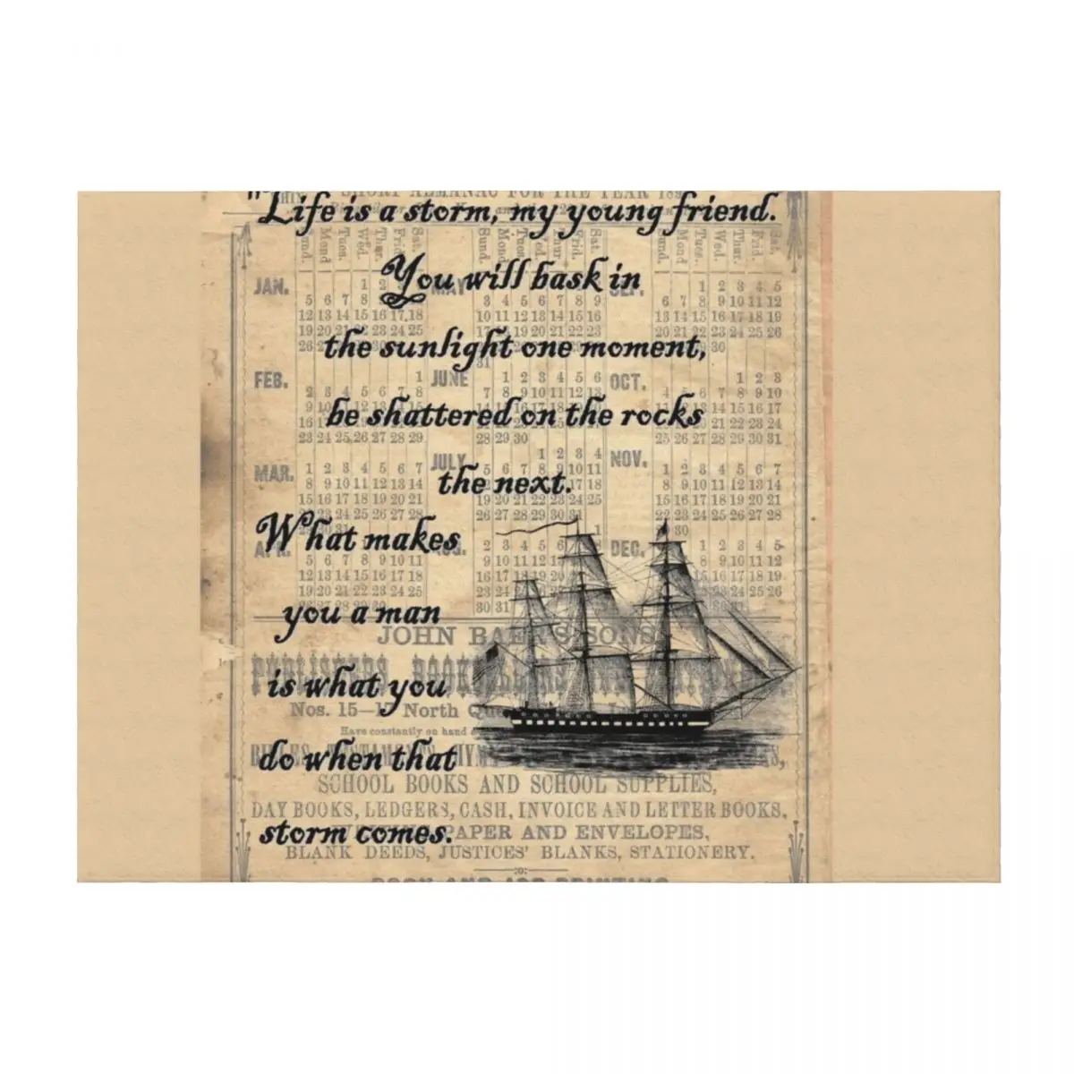 

Count of Monte Cristo Storm Quote Throw Blanket For Sofa Thin Multi-Purpose for winter sofa bed Blankets