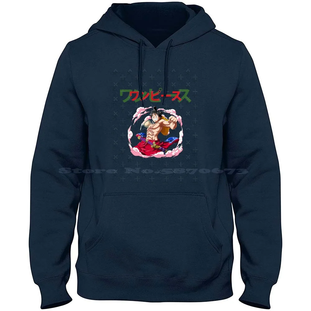 Camiseta con capucha de algodón puro 100% de una pieza Nami Ussop Sanji Pirate King Toni Toni Chopper Monkey D Luffy Roronoa Zoro Frankie