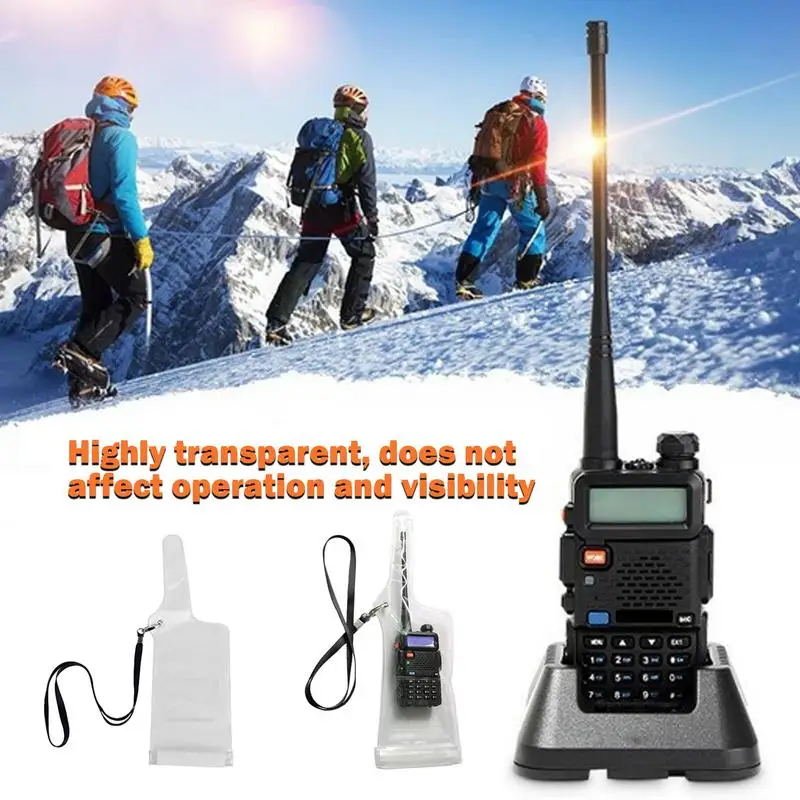 Two Way Radio Waterproof Bag Portable Water-Resistant   dustproof  Baofeng UV-82 UV-5R transparent walkie-talkie waterproof bag