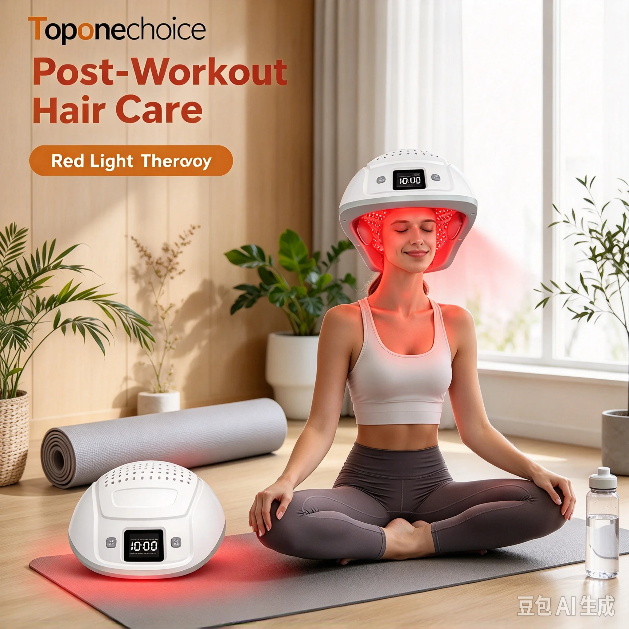 448 LED 650nm Laser Hair Growth Cap with Smart Timer One Button Control Anti Hair Loss Care Device for Damaged Hair Scalp Health