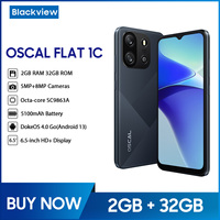 Blackview OSCAL FLAT 1C Smartphone Android 13 6.56'' HD Display 4700mAh Cell Phone 2GB 32GB Octa Core 8MP Camera Mobile Phone 4G