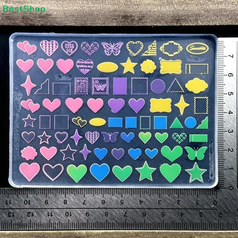 〔Y〕Versatile Silicone Nail Art Mold For Press-on Nail Decorations – Highly Transparent, Oxidation-Resistant, And Durable