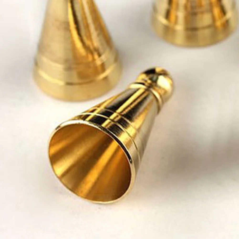 

3Pcs Yellow Copper Tower Incense Molds Professional DIY Incense Shaping Tool for Meditation Relaxation Home Supplies