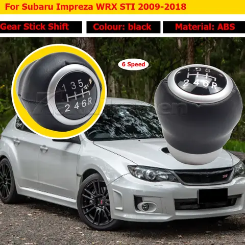 For Subaru Impreza WRX STI 2009 2010 2011 2012 2013 2014 2015 2016 2017 2018 Gear Shift Stick Knob WRX STI 6 Speed Knob