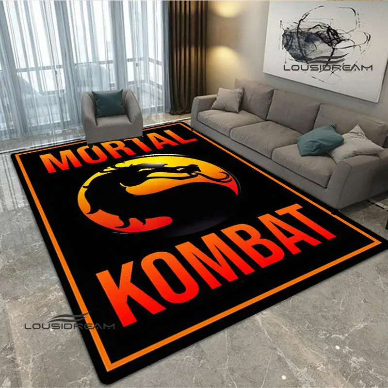 Mortal Kombat Cartoon Carpet Kids Carpet Living Room Bedroom Carpet Anti-Slip Floor Mat Photography Props Birthday Gift