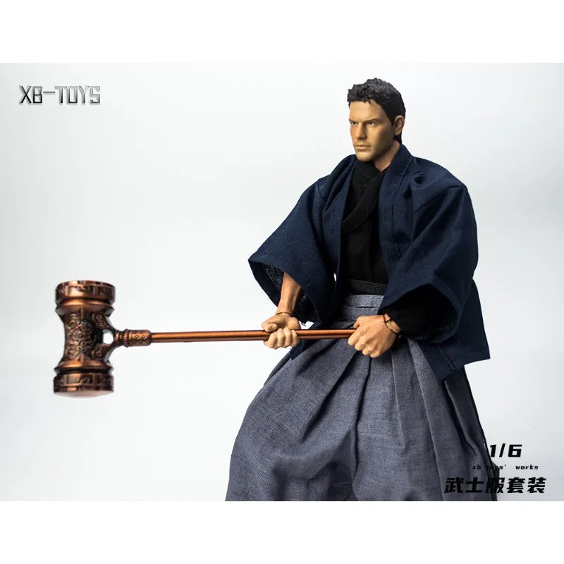 

1/6 масштаб мужской солдат японский самурай одежда костюм кимоно модель молотка подходит для 12 дюймов экшн-фигурки тело куклы косплей