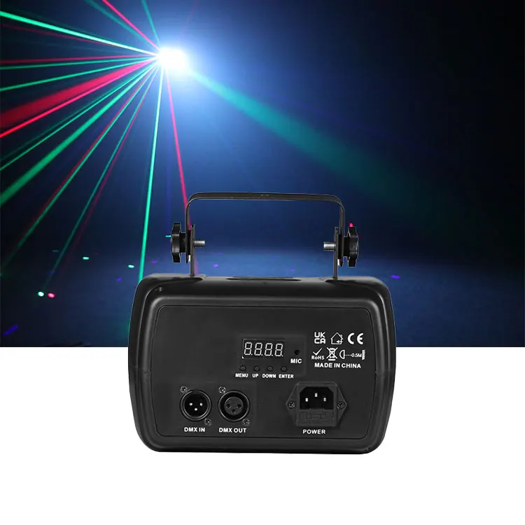 Factory OEM/ODM 20W LED Matrix Butterfly Laser Light with RGB + Laser Mix Effect DMX512 Control IP33 Rated 95 CRI for DJ Stage