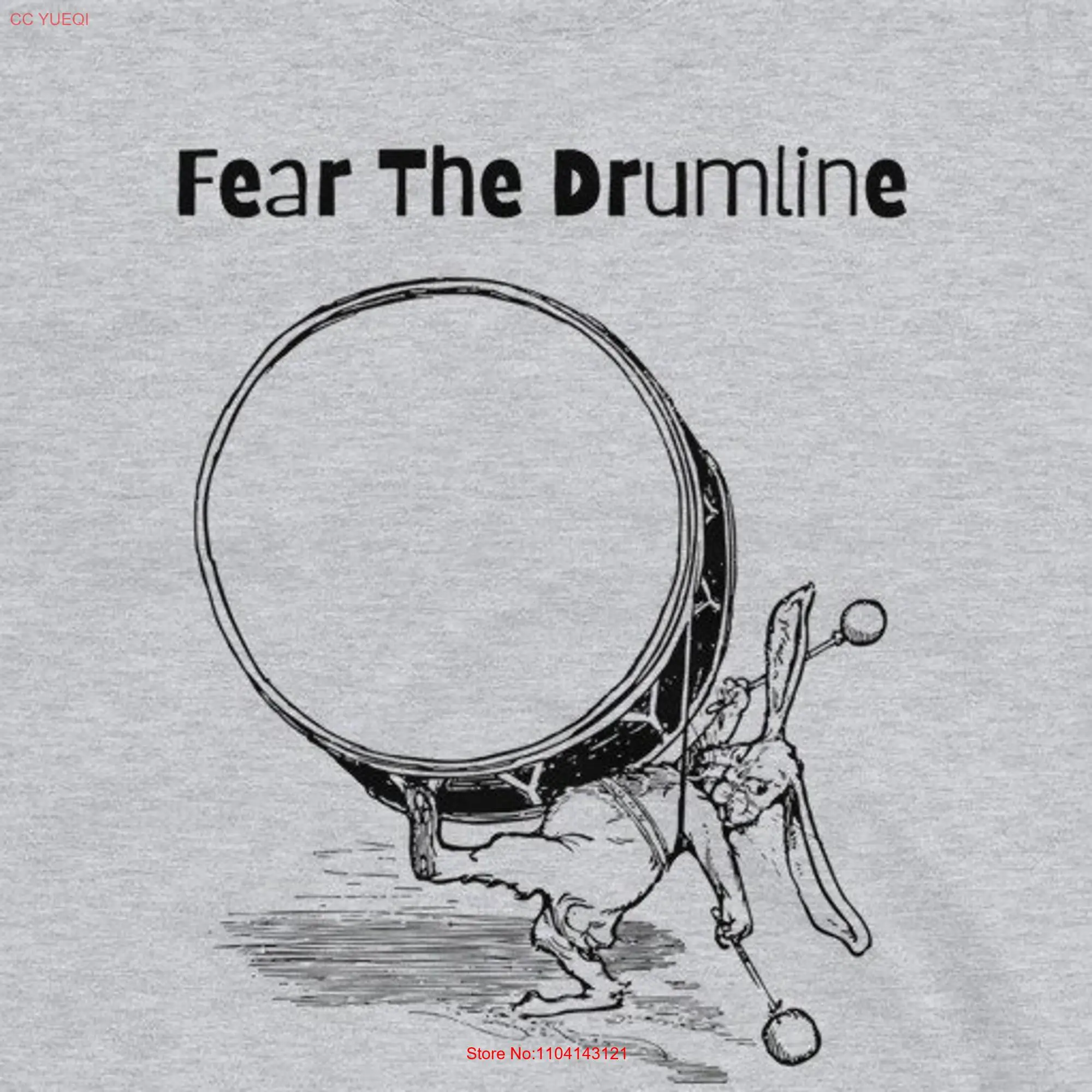 Drum line T Shirt Marching Band Drums Camp Drummer Drumline Bass long or short sleeves