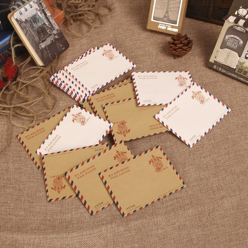 Sobres Kraft retro – Papelería vintage para cartas y postales - imagen 5