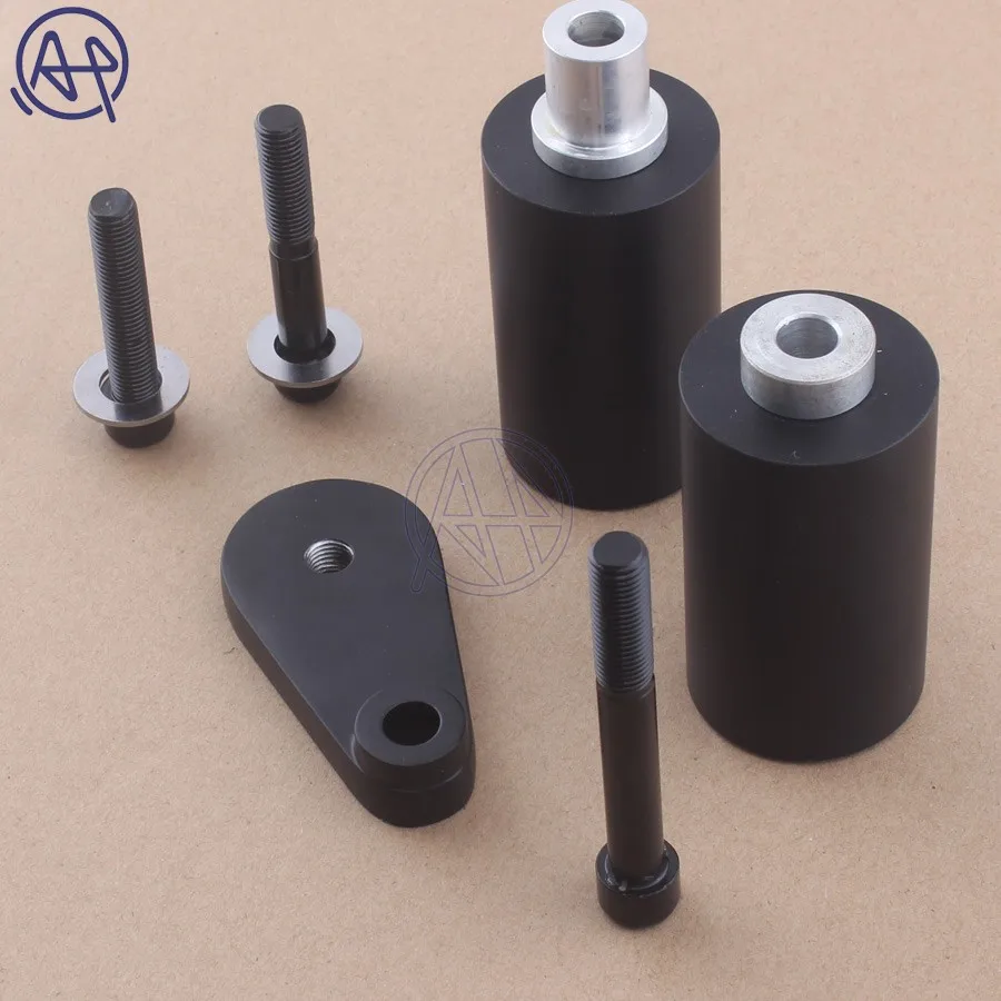 

Для Yamaha YZF-R6 03-09 мотоцикла без выреза, слайдер рамы Delrin, противоударная рама, защита от падения, часть, крышка, черный/углеродное волокно